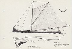 176 Messico - imbarcazione monossile degli Indios Cuna